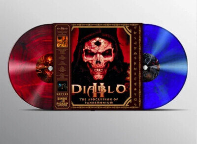 Diablo II 2 Apocryphon Vinyl Record Soundtrack 2 LP Health Red Mana Blue