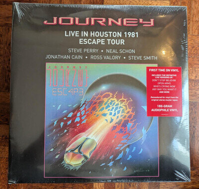 Journey – Live In Houston 1981 Escape Tour [2X 12" VINYL LP] SEALED NEW