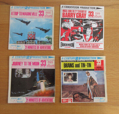 Century 21 Records Gerry Anderson 4 EP'S JOURNEY TO THE MOON DESPERATE INTRUDER