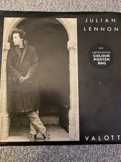 Julian Lennon. Valotte. / Let Me Be . Poster Bag . Charisma JL 2