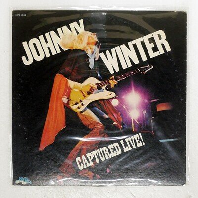 JOHNNY WINTER CAPTURED LIVE BLUE SKY ECPO88BS Japan VINYL LP