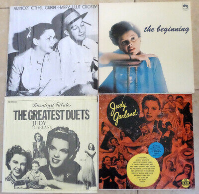 JUDY GARLAND LP ALBUM JOB LOT VINYL BUNDLE Best Of Film Musicals Duets Radio MGM