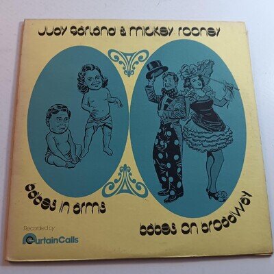 Judy Garland & Mickey Rooney / Babes In Arms / Babes On Broadway DOUBLE LP EX