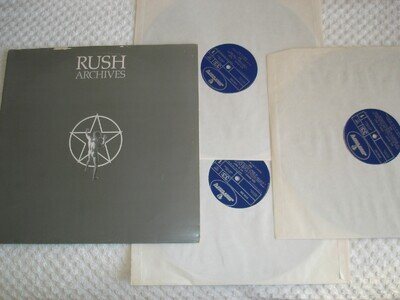 RUSH ARCHIVES x3 VINYL LP SET MERCURY GATEFOLD 6641799 VINYL EX COVER VG+ 1978