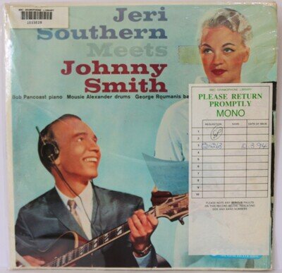 JERI SOUTHERN & JOHNNY SMITH BBC LIBRARY LP " JERI SOUTHERN MEETS JOHNNY SMITH"