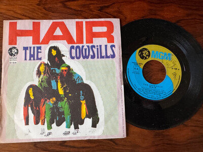 THE COWSILLS - HAIR - 7" SINGLE - FRENCH PRESSING