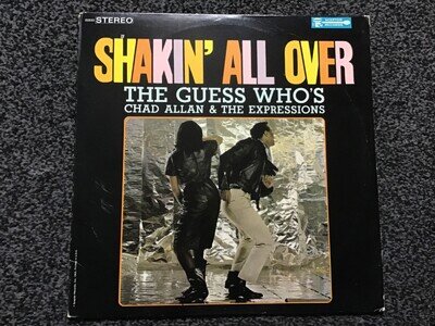 THE GUESS WHO - SHAKIN’ ALL OVER 1965 USA STEREO LP SCEPTER (SPS 533) EXCELLENT