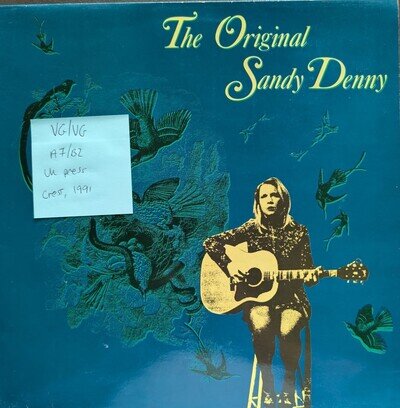 Sandy Denny The Original Sandy Denny Vinyl Record VG/VG CREST002 1991