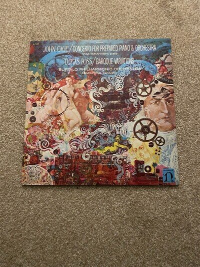 John Cage-Concerto For Prepared Piano and Orchestra. Vinyl. VG+/NM