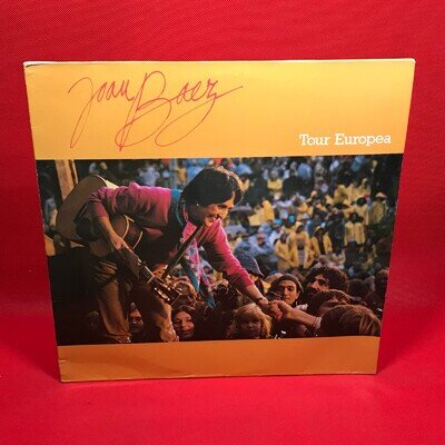 JOAN BAEZ Tour Europea - 1989 vinyl LP live in Europe Portraitt record