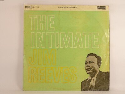 JIM REEVES THE INTIMATE JIM REEVES (330) 12 Track LP including Picture Sleeve RC