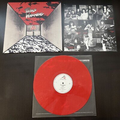Fates Warning No Exit red vinyl LP with poster metal blade