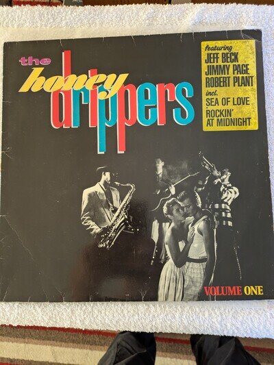 The Honey Drippers Vol.1 EP 12" 1984, Jeff Beck, Jimmy Page, Robert Plant