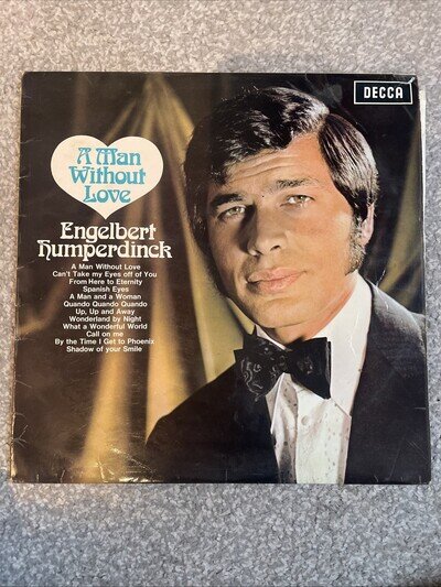 Engelbert Humperdinck - A Man Without Love 1968 Decca SKL 4939 Vinyl LP Album