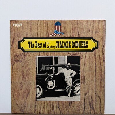 Jimmie Rodgers - The Best Of The Legendary (RA-5501, JAPAN) Vinyl LP