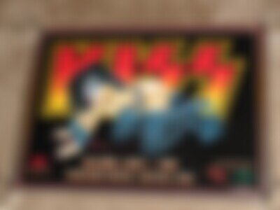 KISS Concert Poster Tour Houston Apr 1, 2000 Artist Signed Vintage NM