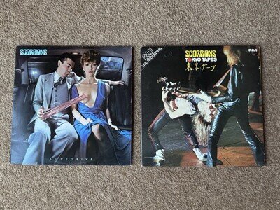 Scorpions Pre-loved Vinyl LPs - Love drive And Live Double Album Tokyo Tapes