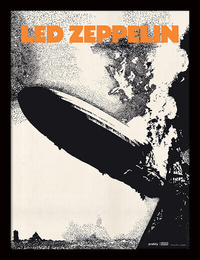 Led Zeppelin - Led Zep 1 - Official 30 x 40cm Framed Print Wall Art FP12423P-PL