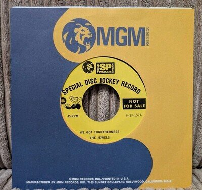 NORTHERN SOUL THE JEWELS WE GOT TOGETHERNESS 7" VINYL SINGLE RECORD USA 1970'S