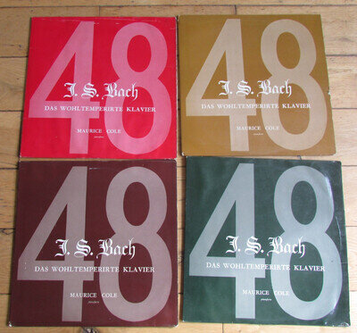 Johann Sebastian Bach – Maurice Cole - Das Wohltemperirte XID 5132,3,4,5,