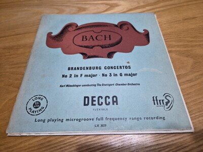 Johann Sebastian Bach - Brandenburg Concertos (10")