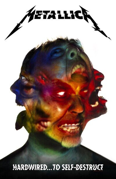 METALLICA HARDWIRED TO SELF DESTRUCT TEXTILE POSTER OFFICIALLY LICENSED