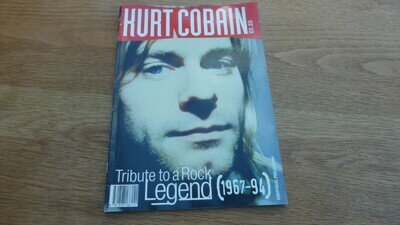 1994 ORIGINAL NIRVANA KURT COBAIN UNOFFICIAL TRIBUTE MAGAZINE & POSTER