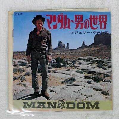 JERRY WALLACE MANDOM ~ THE WO LIBERTY LR2571 Japan VINYL 7
