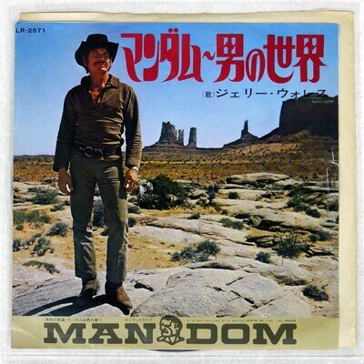 JERRY WALLACE MANDOM LIBERTY LR2571 Japan VINYL 7