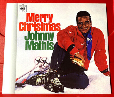 Johnny Mathis Merry Christmas Album Cover Art PICTURE / PRINT 8" x 7"