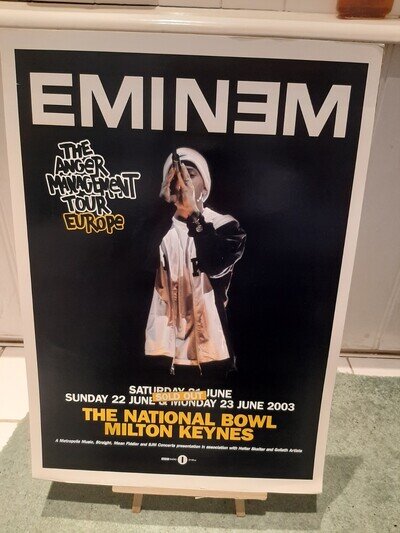 Eminem - Anger Management Tour Milton Keynes 2003 PROMO POSTER FROM VENUE!!