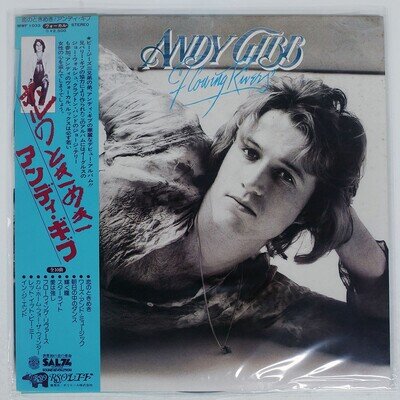 ANDY GIBB FLOWING RIVERS RSO MWF1033 Japan OBI VINYL LP
