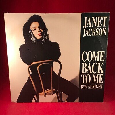 JANET JACKSON Come Back To Me 1990 UK 3-track 12" vinyl single original