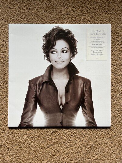 Janet Jackson - Design Of A Decade 1986 to 1996 - Double LP Vinyl - A&M 540 4001