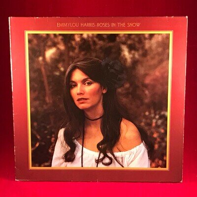 EMMYLOU HARRIS Roses In The Snow 1980 German issue Vinyl LP EXCELLENT CONDITION