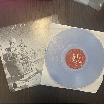 Social Distortion - Mommy’s Little Monster - 2015 Clear Blue Vinyl Record Punk