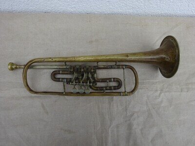 Old Trumpet Hans Volkholz approx. 46.5 cm