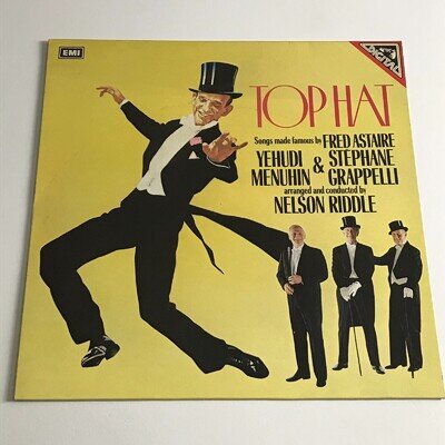 Yehudi Menuhin & Stéphane Grappelli - Top Hat (Fred Astaire) LP - EMD-5539 VG+