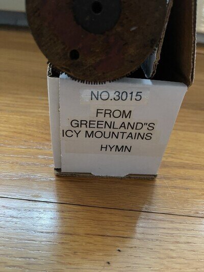 Grand Roller Organ Cob No. 3015 From Greenland’s Icy Mountains. Very Rare