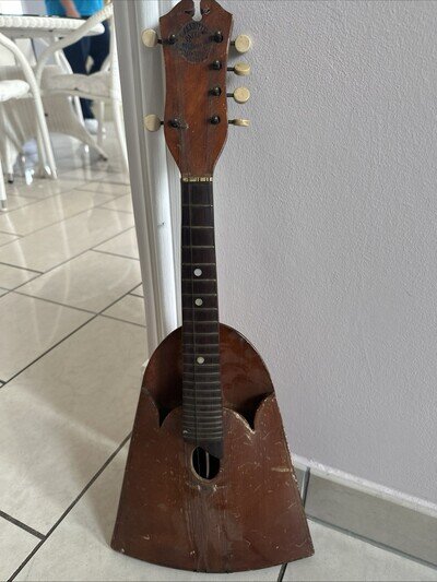 Violin mandolin branded Saarizza Oberhoffer Völklingen