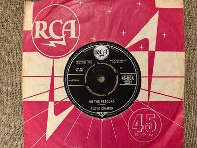 Floyd Cramer-On The Rebound (7 Single 1961) Near Mint Condition