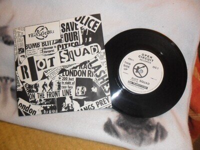 The Transistors / Riot Squad - RARE Punk Vinyl 7” UK 1st Press 1981 Card Sleeve