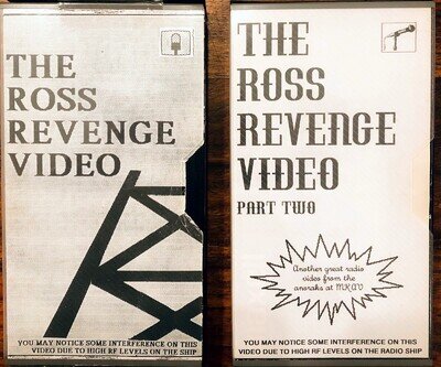 Pirate Radio Caroline TWO Ross Revenge Videos VHS Video Tapes