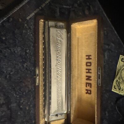 Hohner The 64 Chromonica Professional Model 4 Chromatic Octaves Harmonica & Case