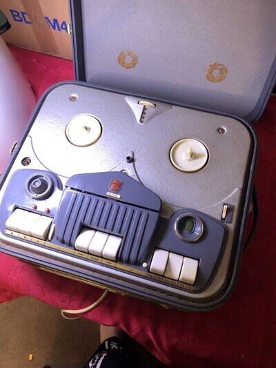 Vintage Philips Reel To Reel Tape Recorder WORKING