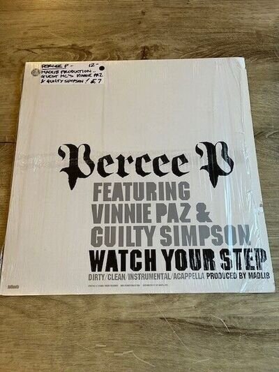 Madlib / Percee P - Watch Your Step 12" - 2007 Vinyl - Stones Throw - Excellent