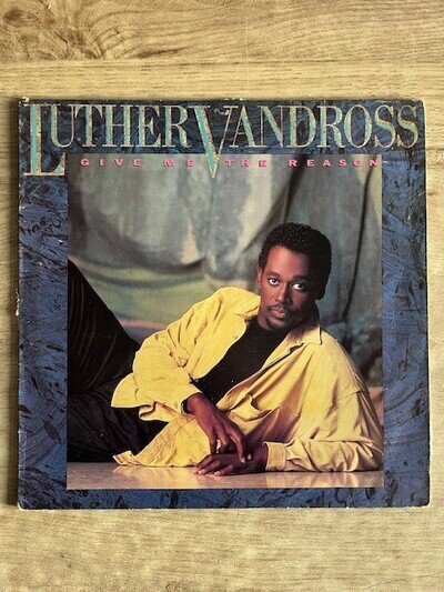 Luther Vandross - Give Me The Reason Album- 1986 Vinyl - Good Con - Classic R&B