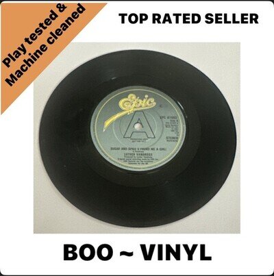 Luther Vandross ‎promo ~ Sugar And Spice (I Found Me A Girl) EX / M