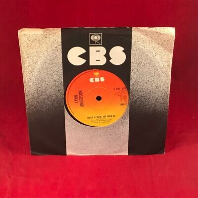 LYNN ANDERSON What A Man My Man Is 1974 UK 7" Vinyl single original 45
