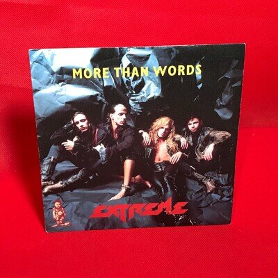 EXTREME More Than Words 1991 UK 7" vinyl single original 45 AM792 A